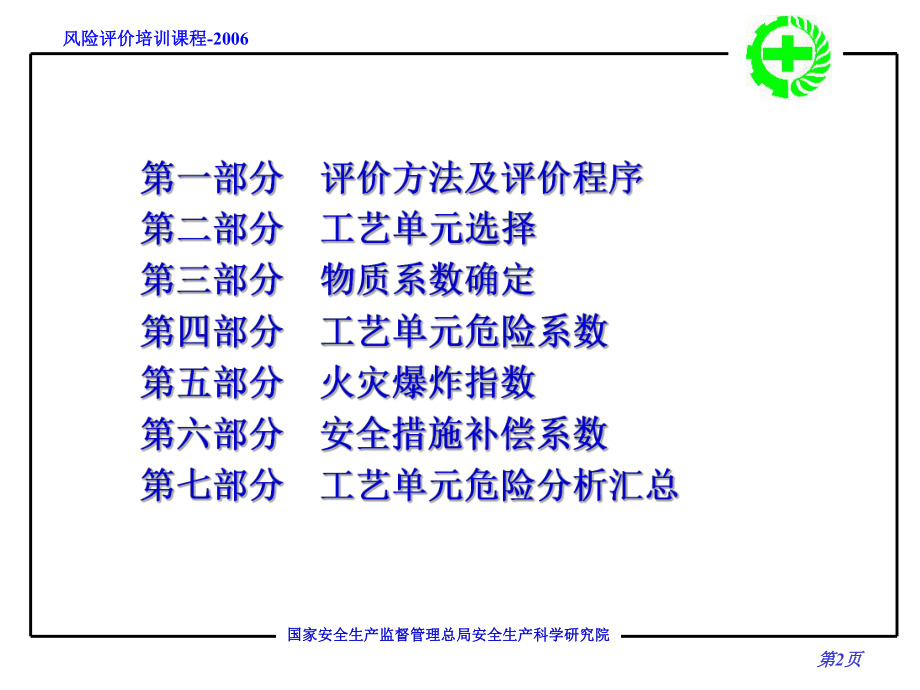 DOW火灾、爆炸危险指数法(第七版)解析.ppt_第2页