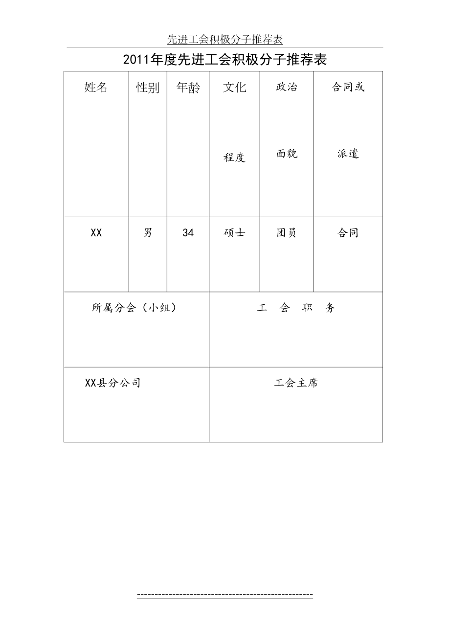 先进工会积极分子推荐表.doc_第2页