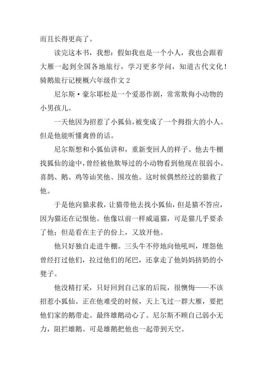 骑鹅旅行记梗概六年级作文例文.docx_第2页