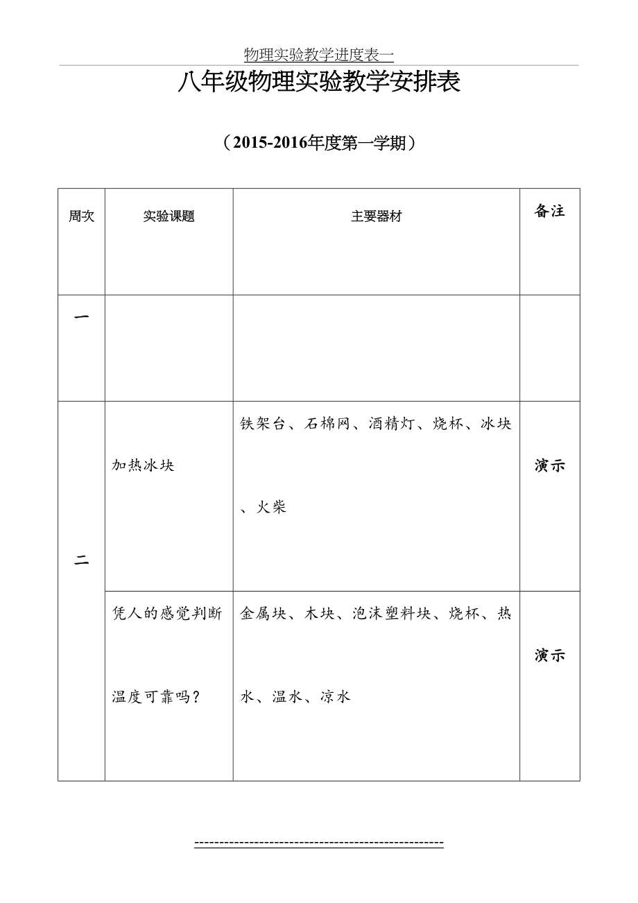 八年级物理实验教学进度表.doc_第2页