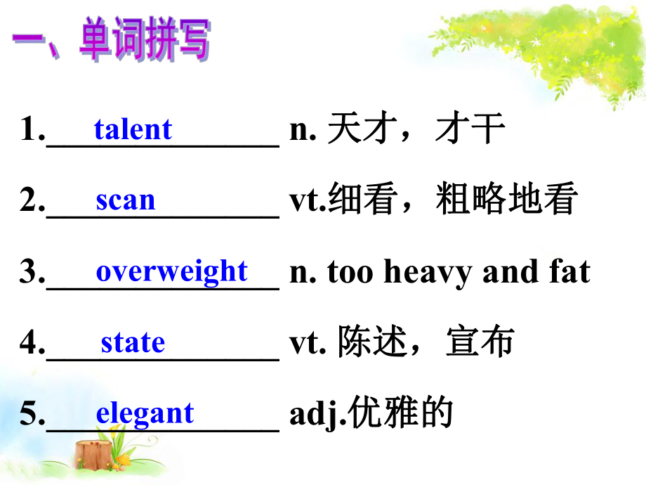 人教版选修7Unit2单词课件ppt.ppt_第2页