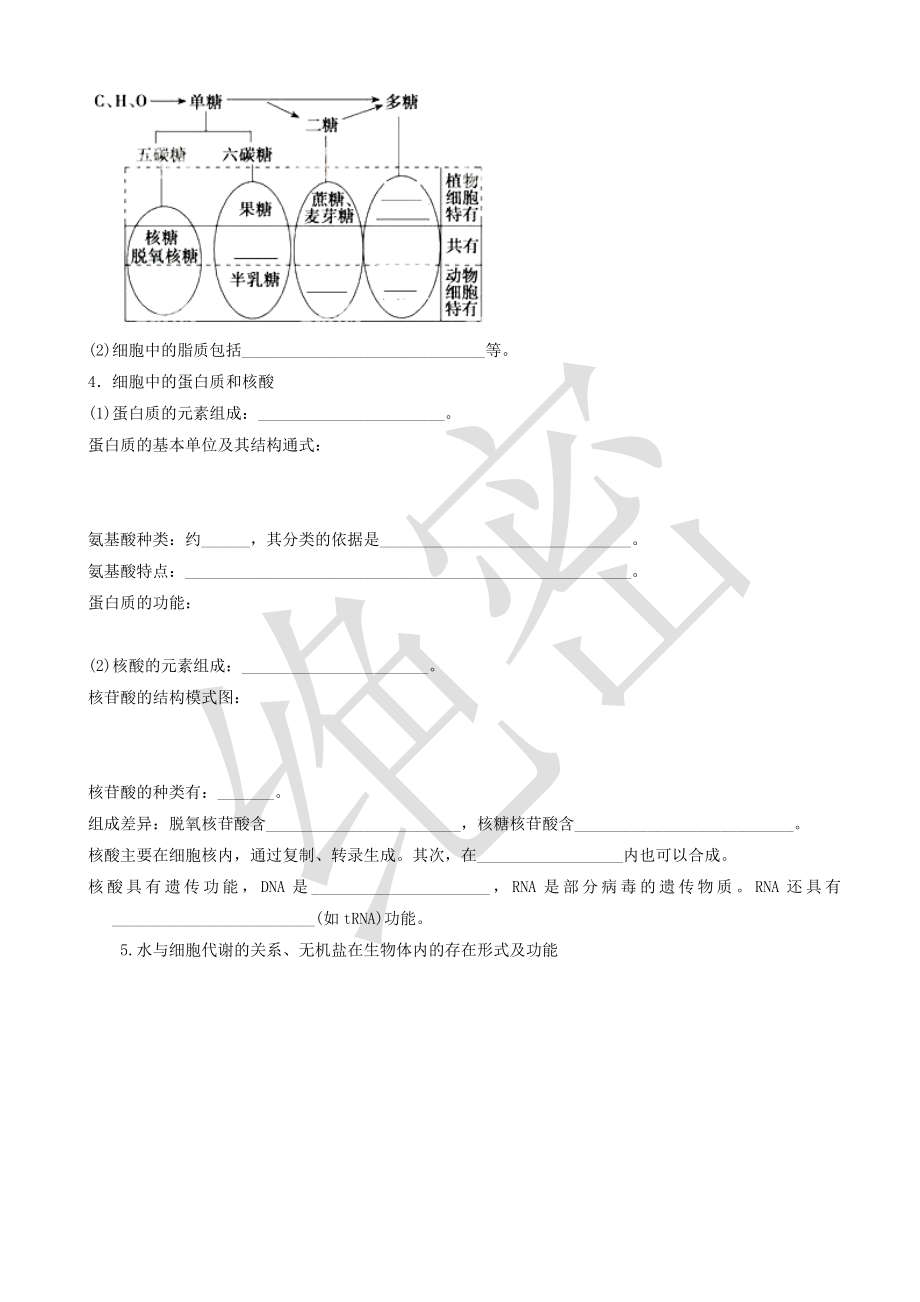 2021年高考生物总复习突知识点总结归纳专题突破带答案解析-练习题测试题模拟题带答案.doc_第2页