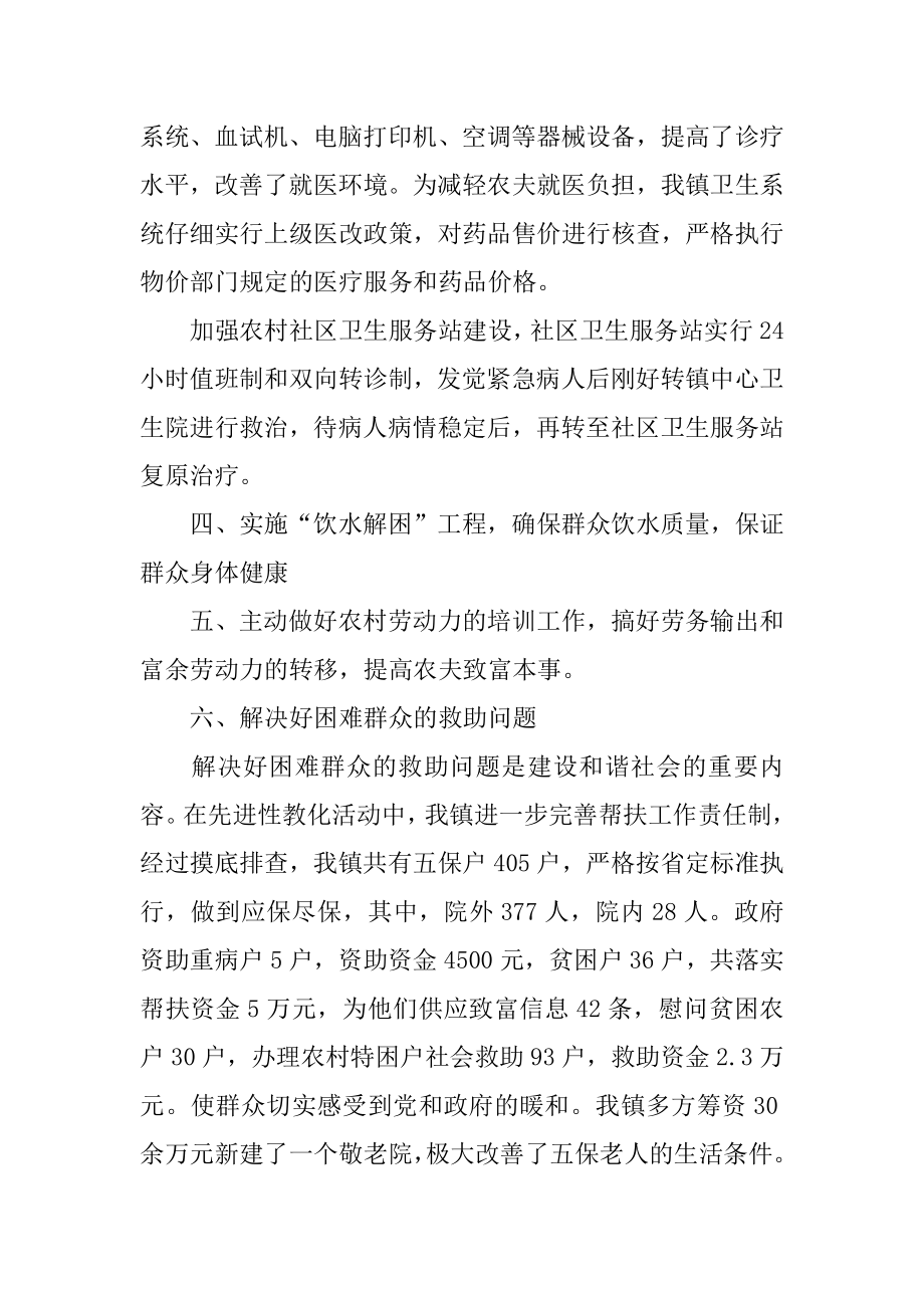 乡镇减轻农民负担工作自查报告最新.docx_第2页