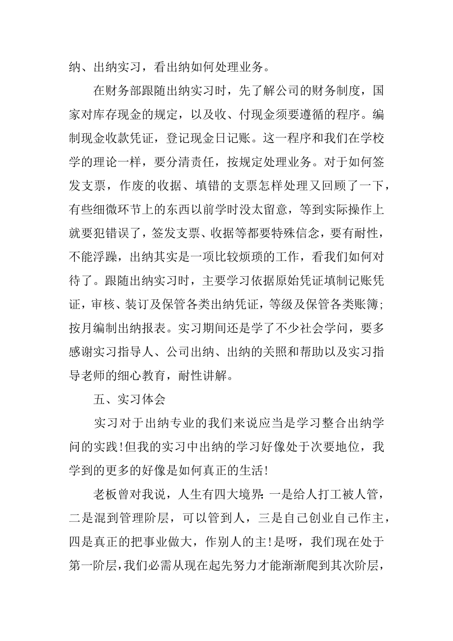 出纳大学生顶岗实习报告优质.docx_第2页