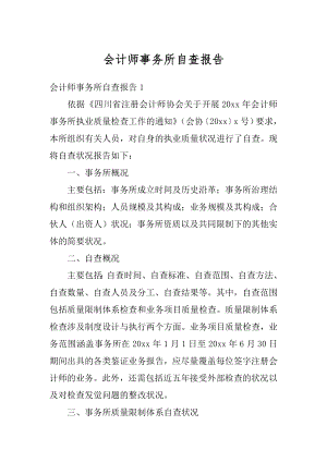 会计师事务所自查报告范本.docx