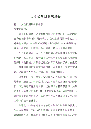 人员试用期辞职报告范本.docx