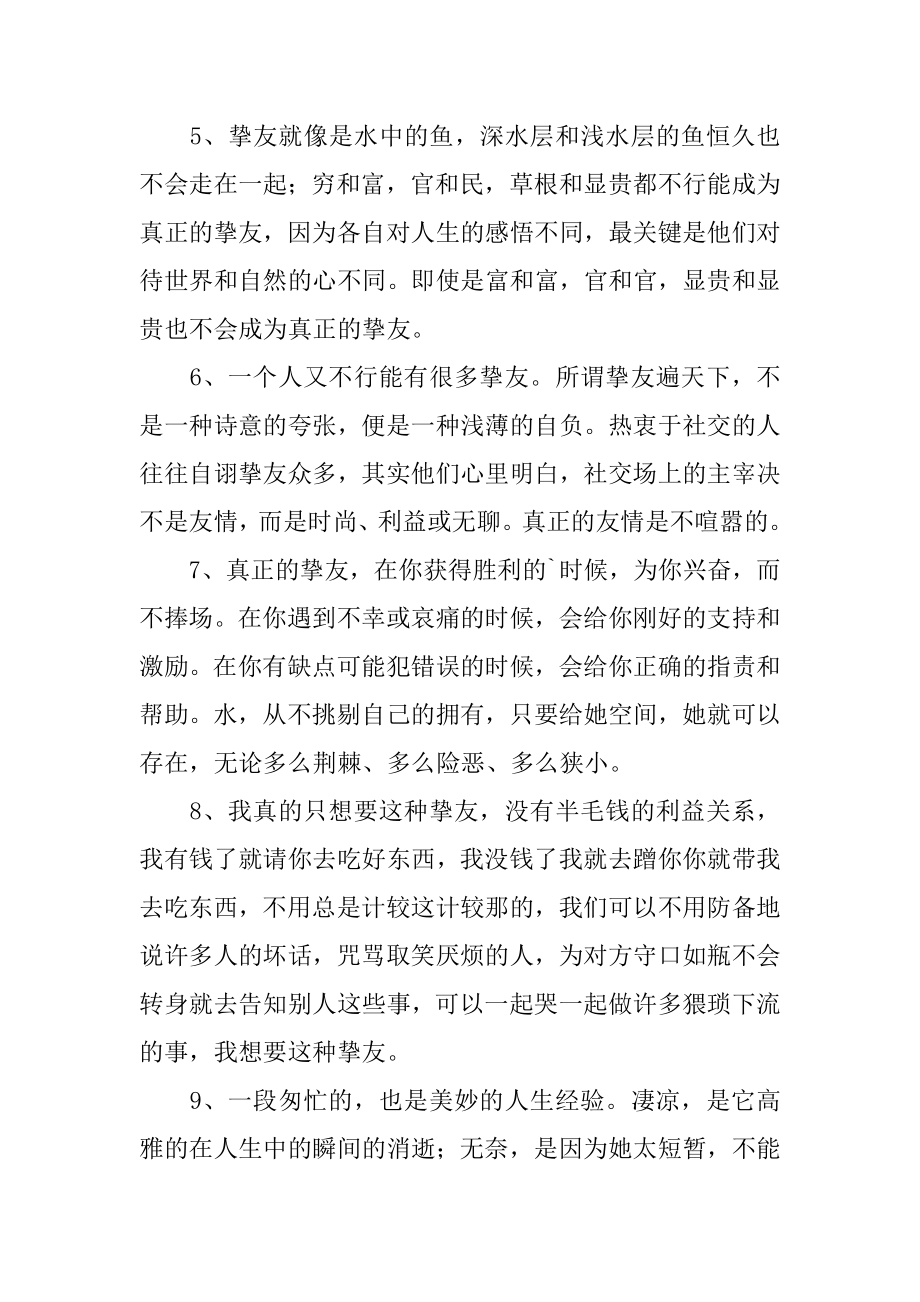 优美段落：友情的优美段落例文.docx_第2页