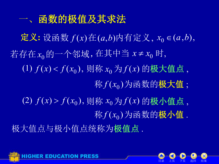 函数的极值与最大值最小值ppt课件.ppt_第2页