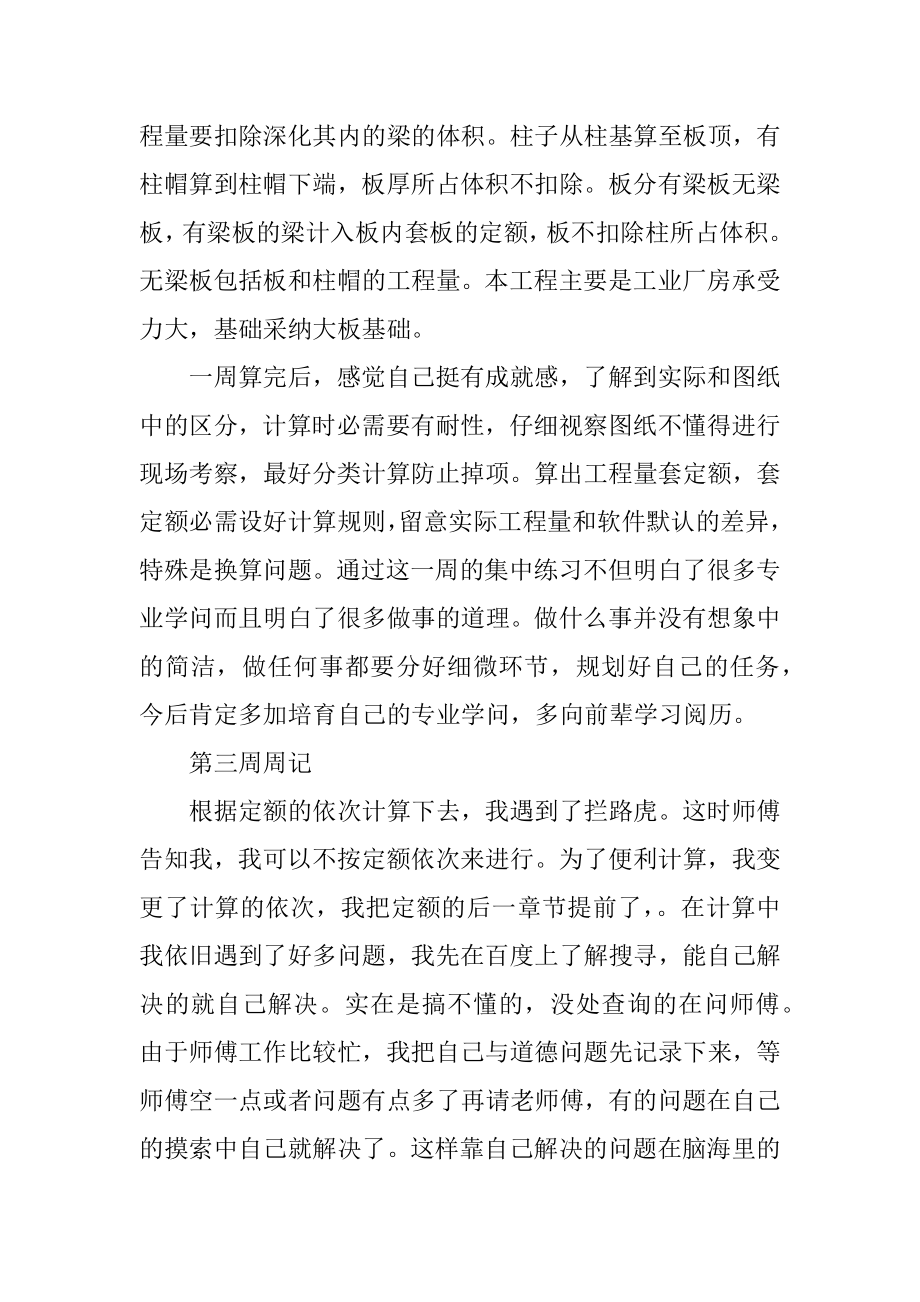 实习周记造价精选.docx_第2页