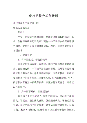 学校组提升工作计划优质.docx