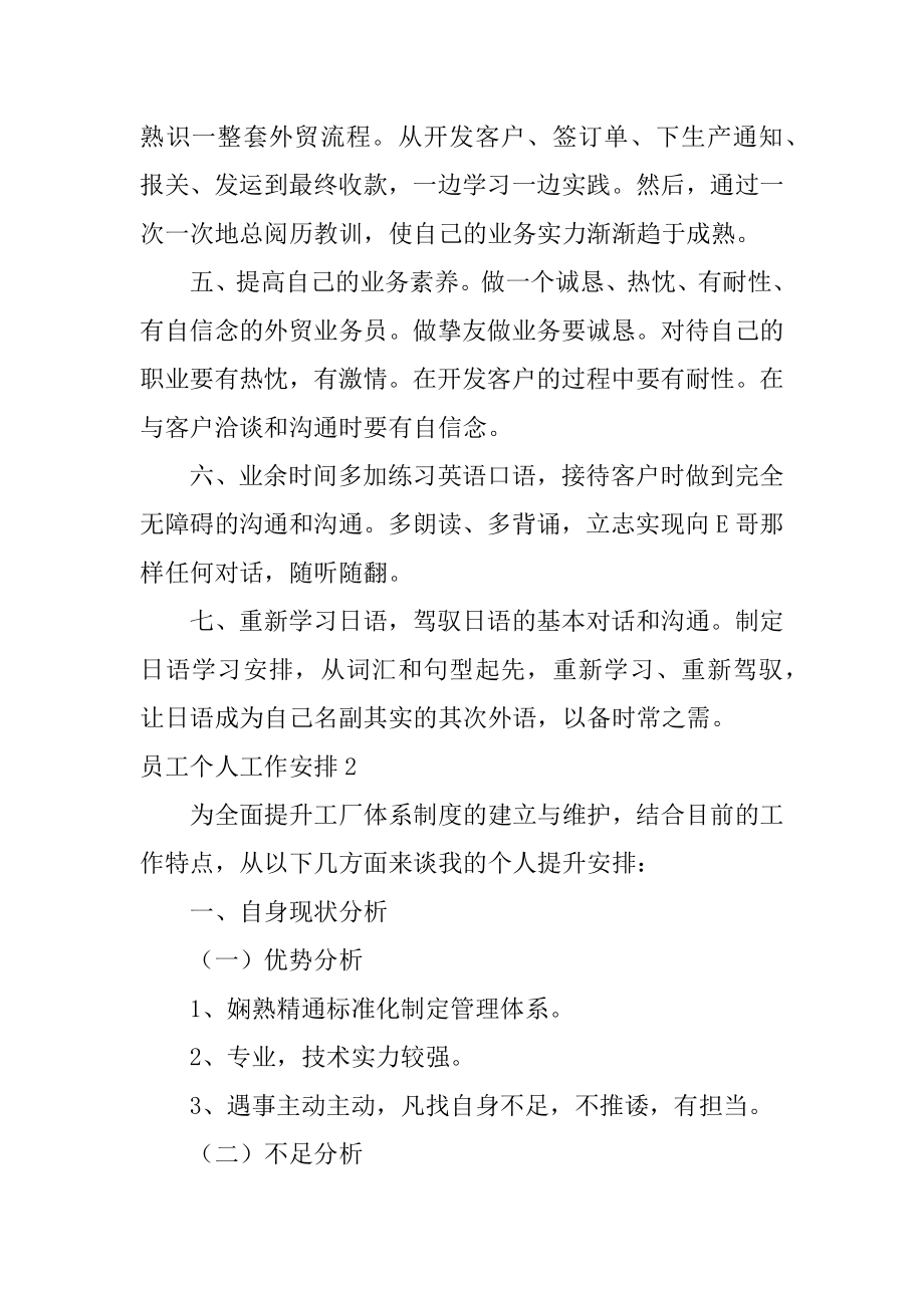 员工个人工作计划精编.docx_第2页