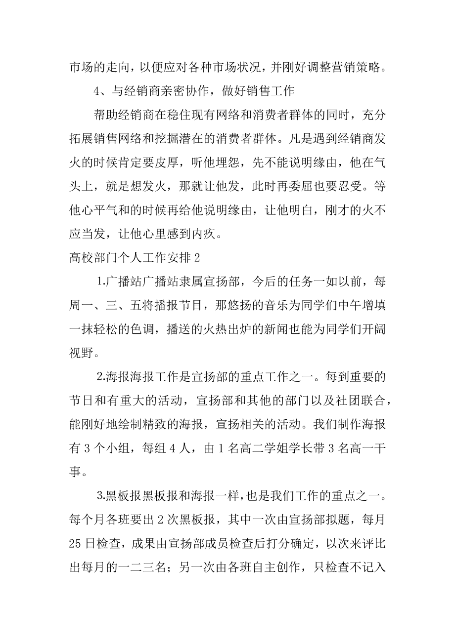 大学部门个人工作计划例文.docx_第2页