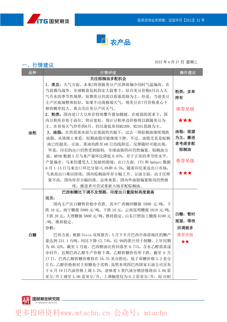 20220621-国贸期货-农产品·投研日报.pdf_第1页