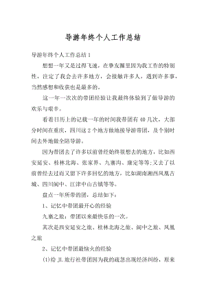 导游年终个人工作总结优质.docx