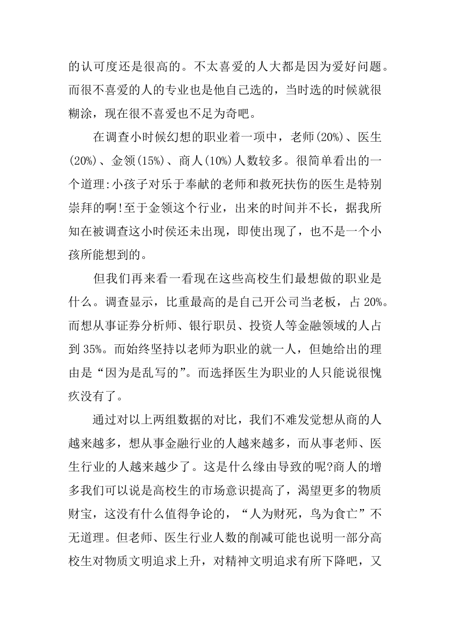 大学生职业规划情况调查报告例文.docx_第2页