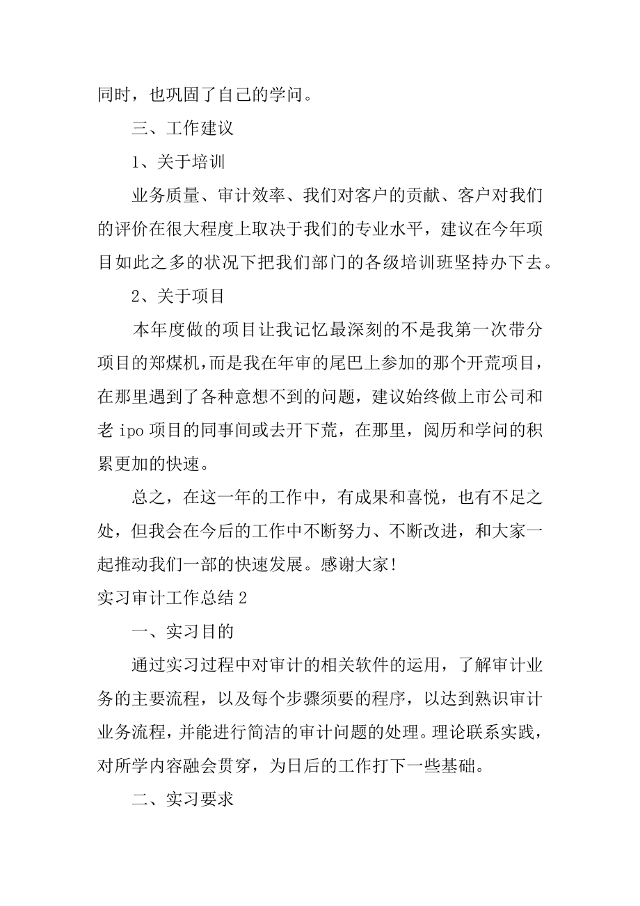 实习审计工作总结最新.docx_第2页