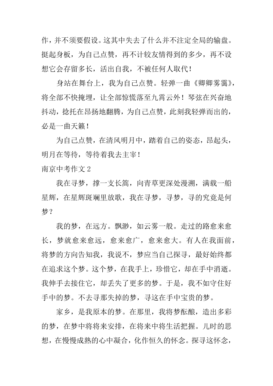 南京中考作文汇编.docx_第2页