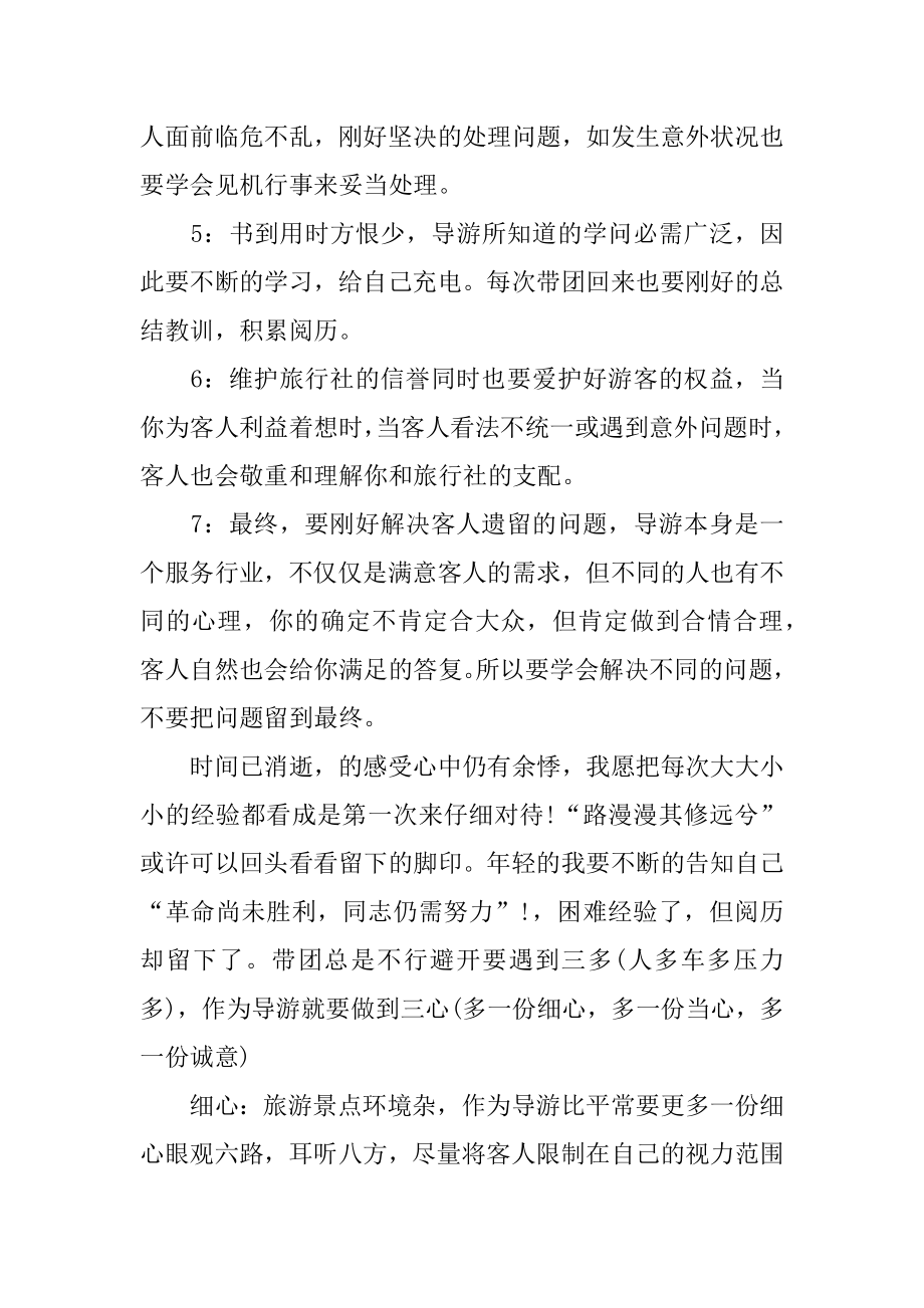 导游工作年度工作总结汇总.docx_第2页