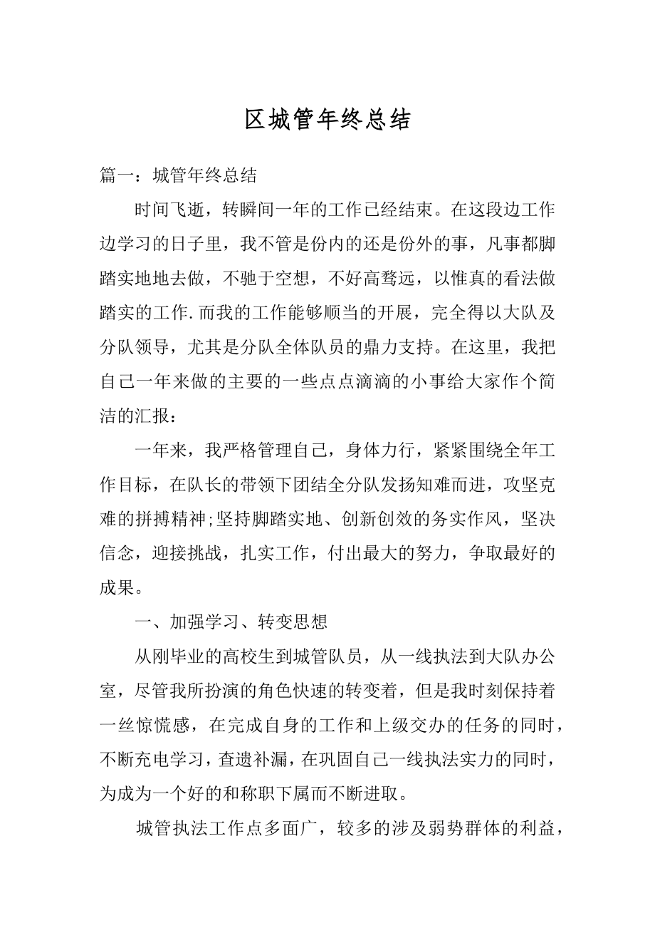 区城管年终总结优质.docx_第1页