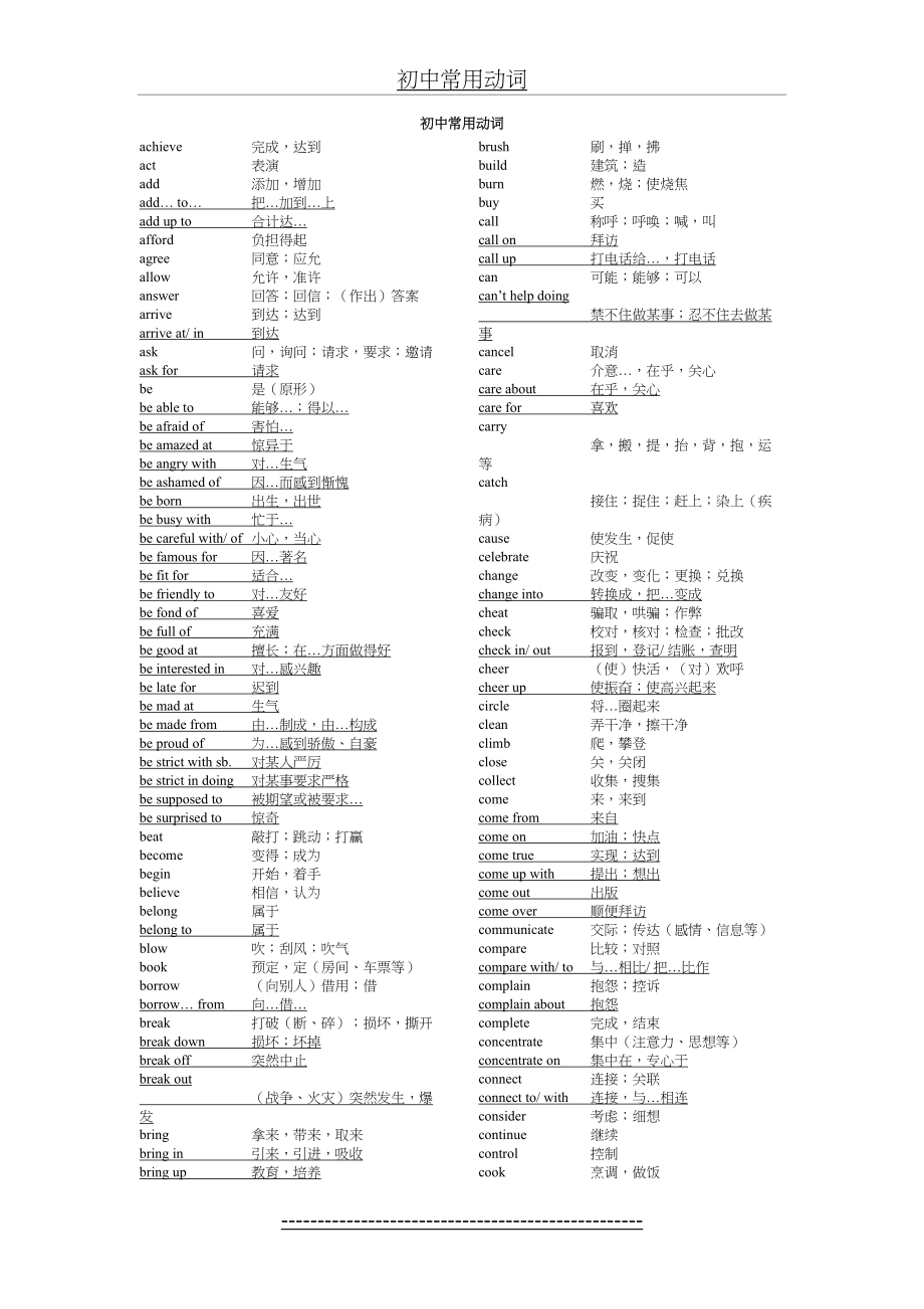 初中常用动词.doc_第2页