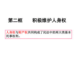 积极维护人身权ppt课件.ppt