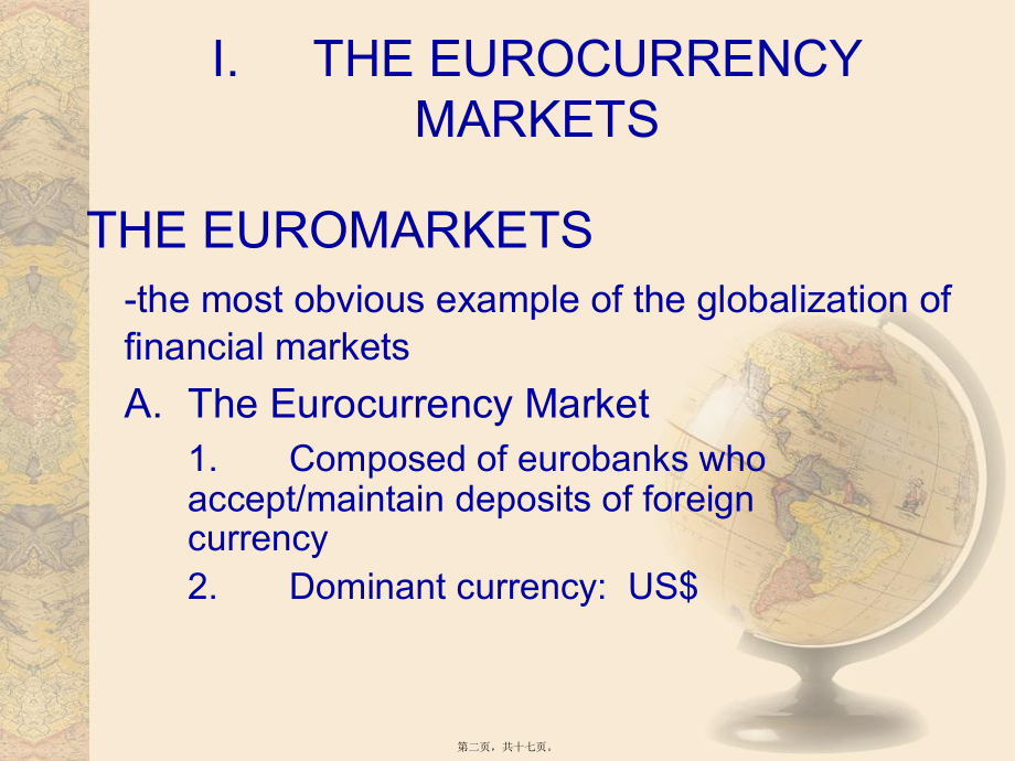 最新multinational financial management（跨国公司财务）ch13 functions of euromarkets(共17张ppt课件).pptx_第2页