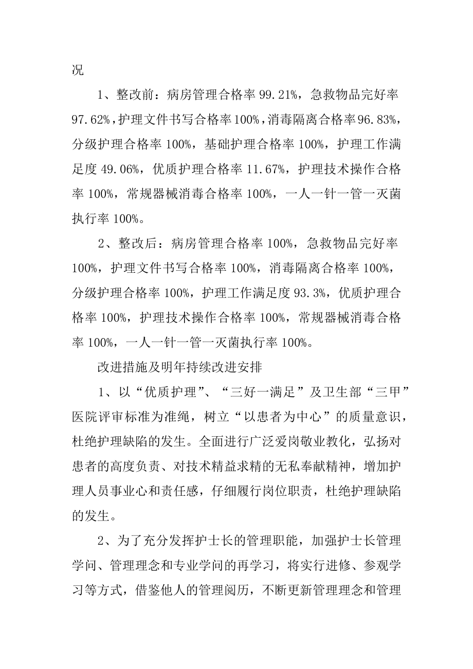 护理质量管理工作总结精选.docx_第2页