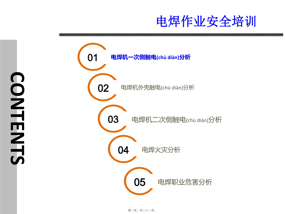 最新PPT课件：电焊作业安全培训(共32张PPT课件).pptx_第2页