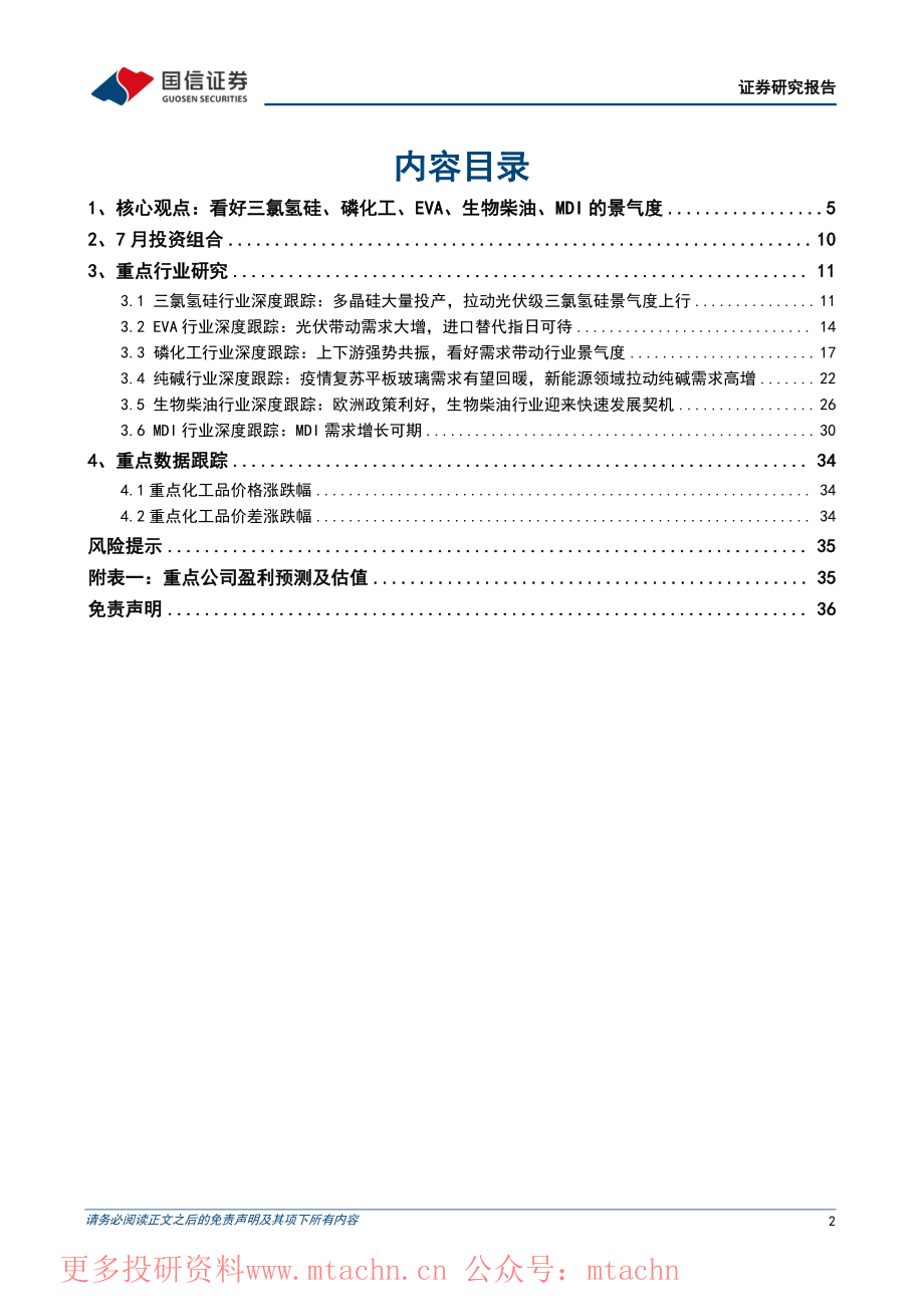 20220622-国信证券-化工行业2022年中期策略暨7月投资策略看好确定性的新能源上游化工材料的投资方向.pdf_第2页