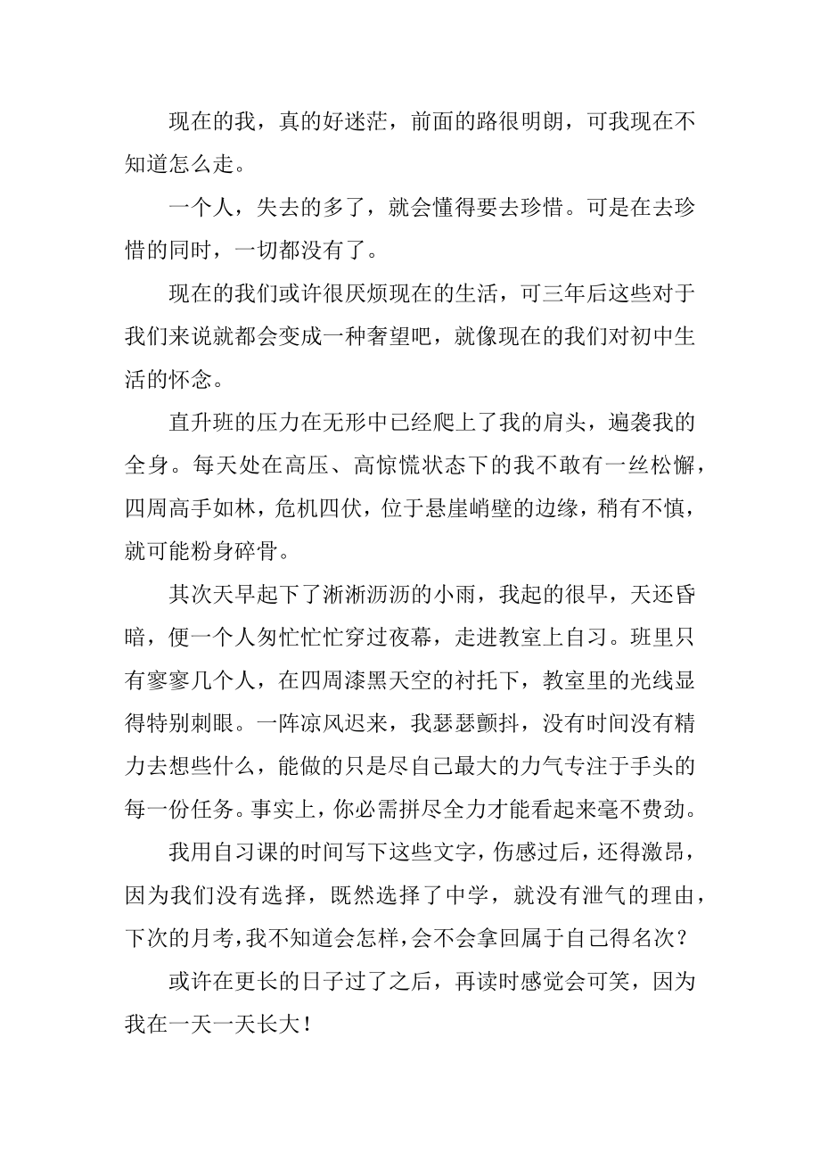 我的高中生活随笔汇编.docx_第2页