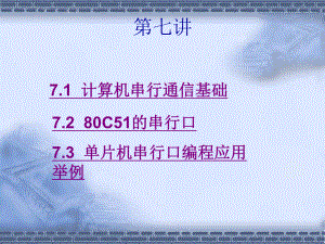 51单片机程序——串口通信ppt课件.ppt