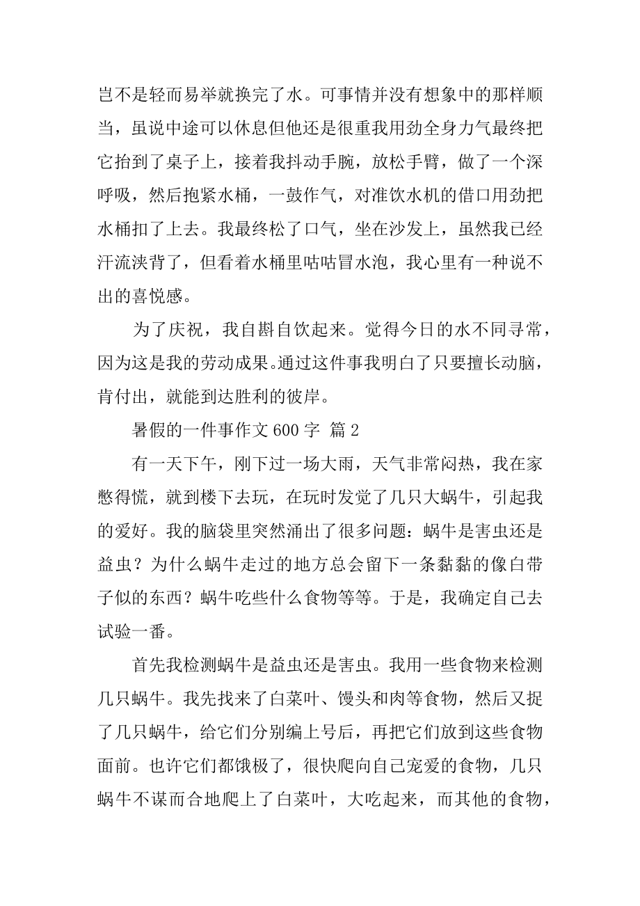 暑假的一件事作文600字精选.docx_第2页