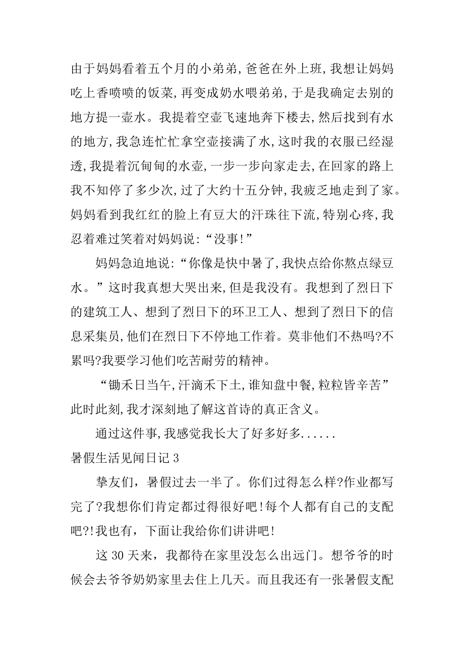 暑假生活见闻日记精编.docx_第2页