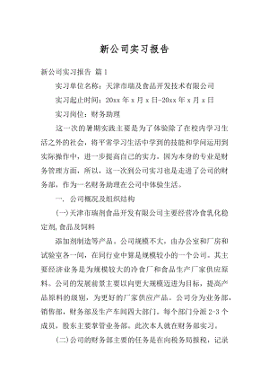 新公司实习报告优质.docx