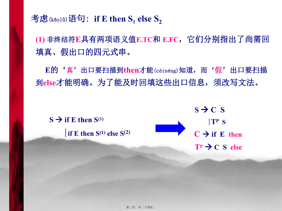 最新【考研计算机专业课】天津大学 编译原理讲义 控制语句的翻译5.4(共24张PPT课件).pptx_第2页