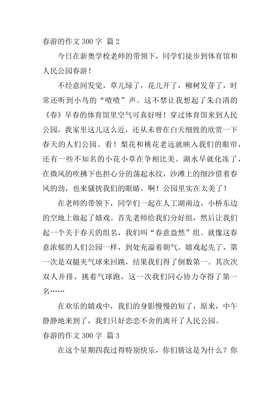 春游的作文300字最新.docx_第2页