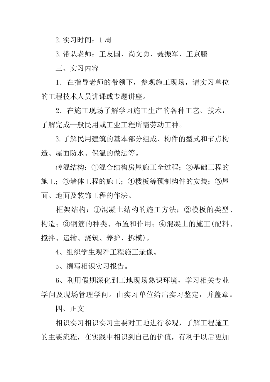 房地产经营与估价专业认知的实习报告精选.docx_第2页