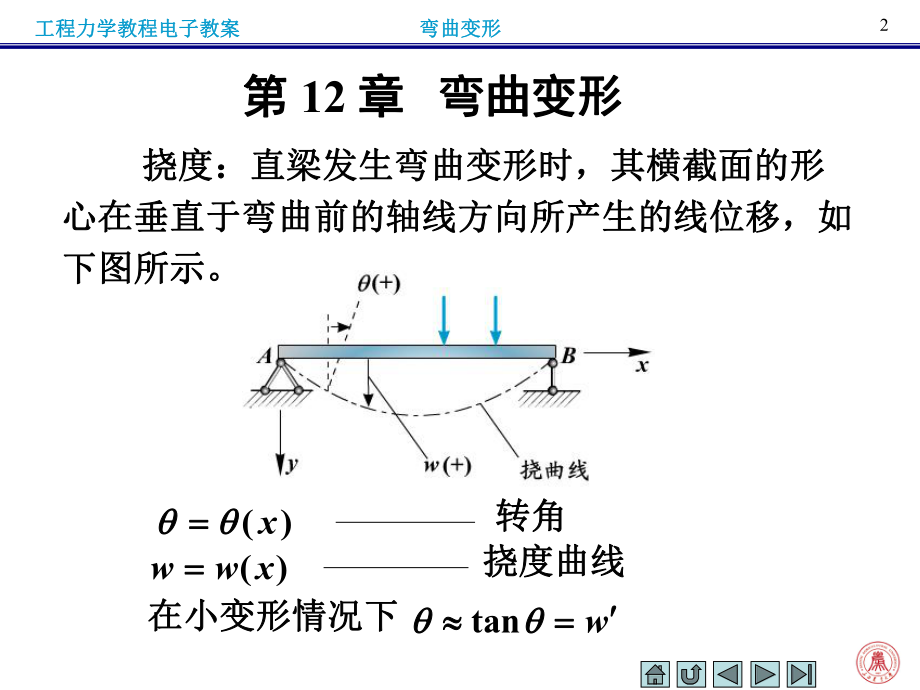 最新十二章节弯曲变形幻灯片.ppt_第2页