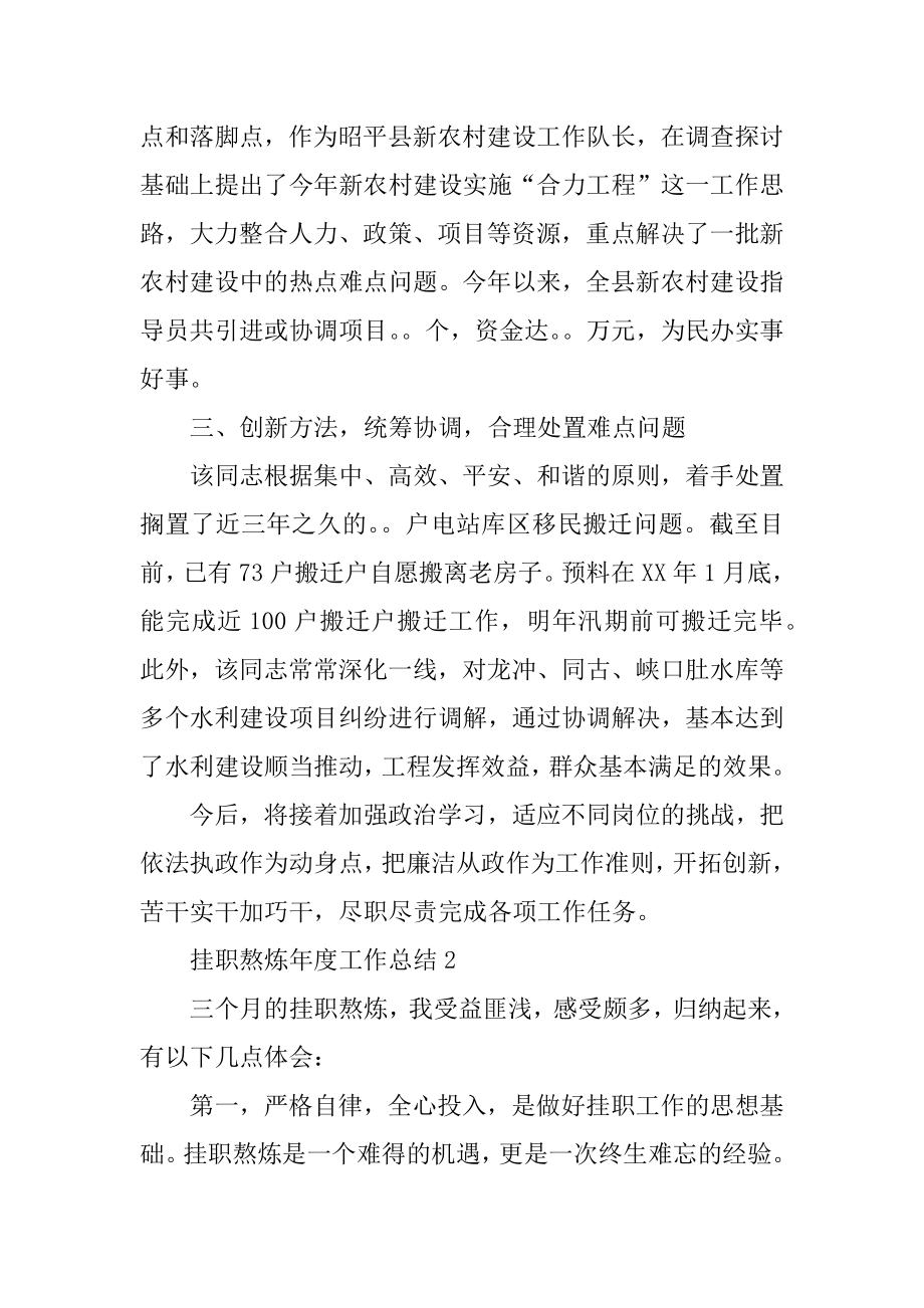 挂职锻炼年度工作总结精品.docx_第2页