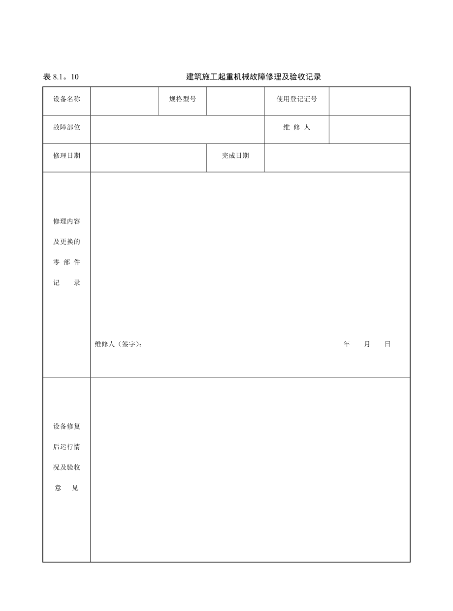 塔吊维修保养记录02196.doc_第1页