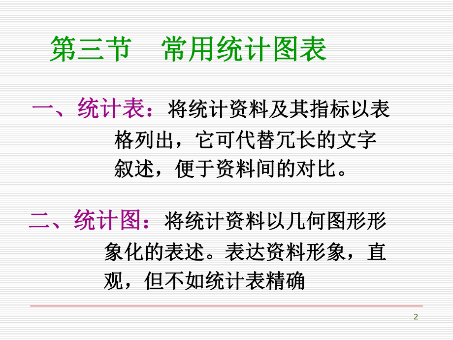 最新卫生统计学第四章统计表与统计图PPT课件.ppt_第2页