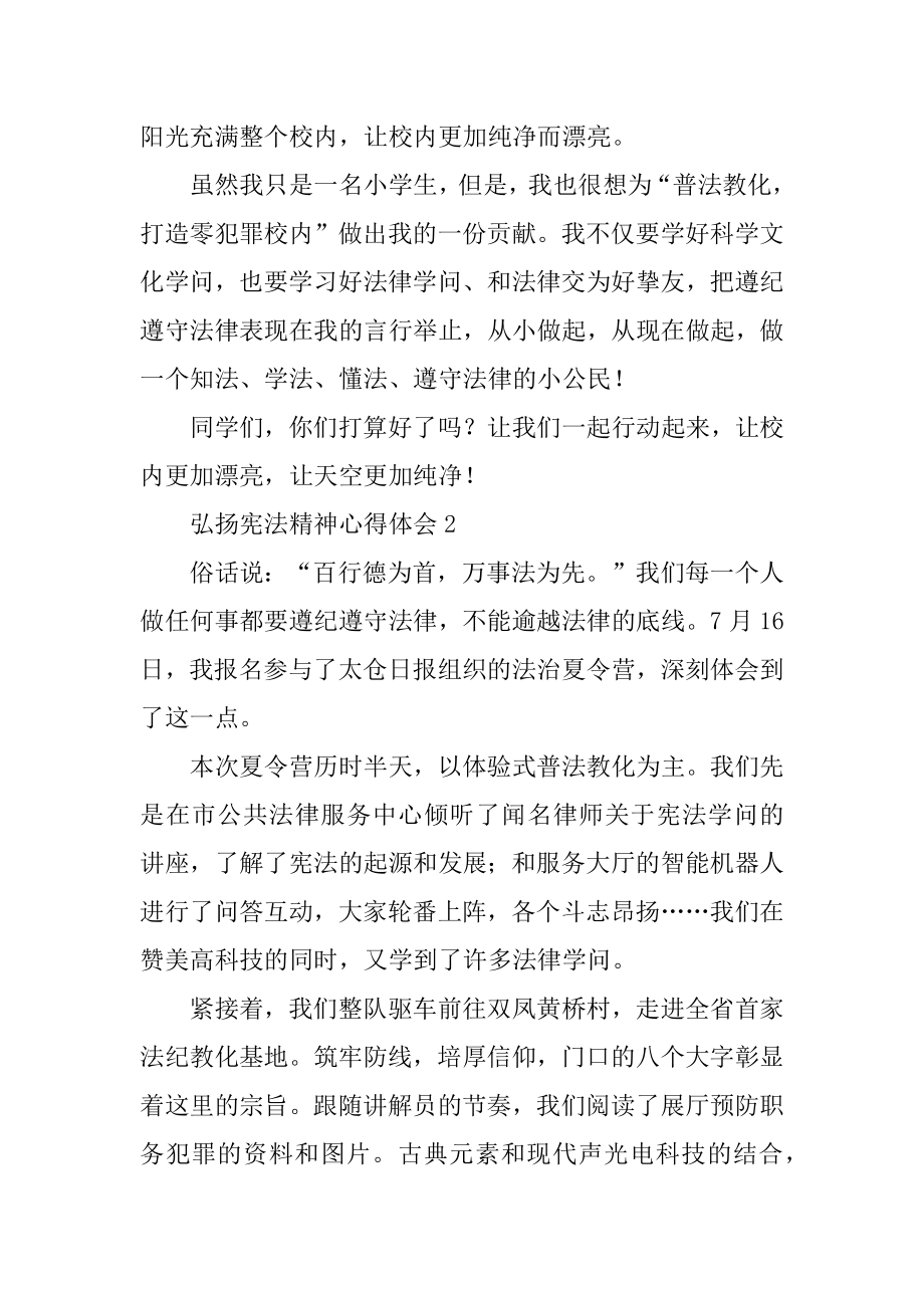 弘扬宪法精神心得体会汇总.docx_第2页