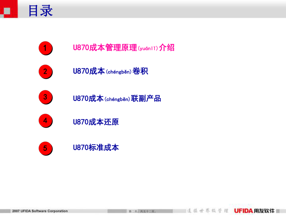 最新u870成本培训课件(共52张ppt课件).pptx_第2页