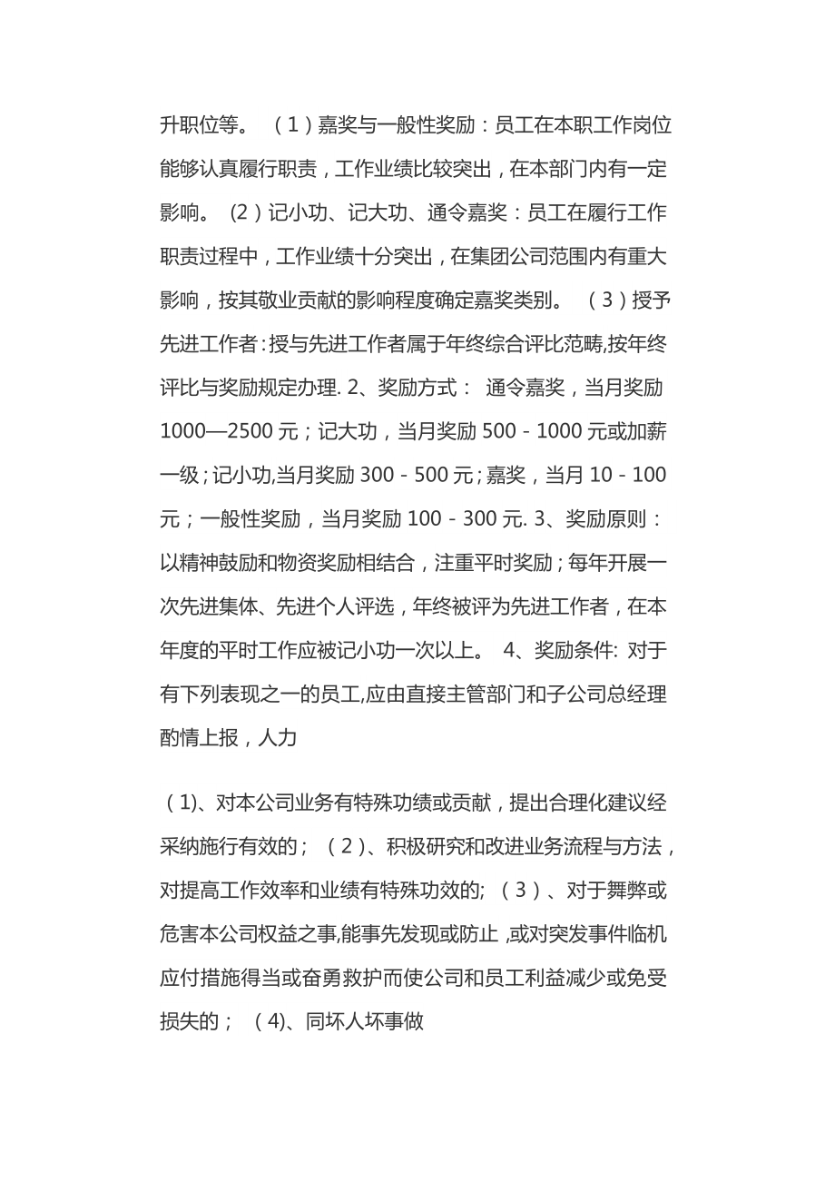 子公司奖励处罚管理制度.docx_第2页