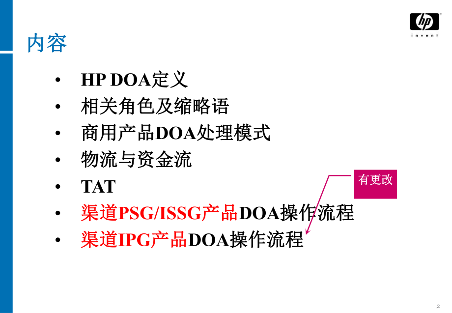 hp商用产品doa流程介绍.ppt_第2页