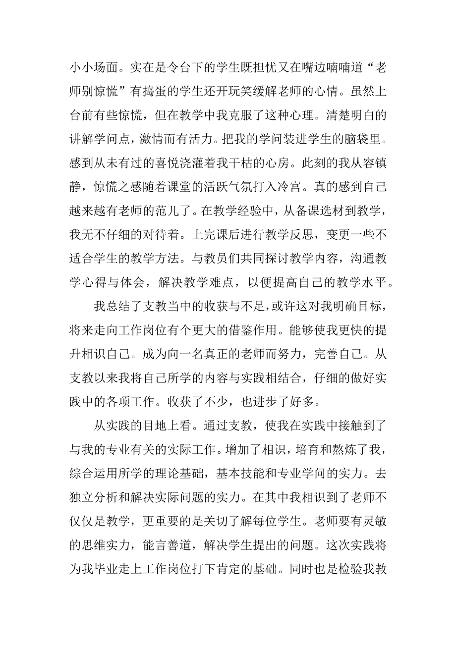 暑假支教活动实践总结例文.docx_第2页