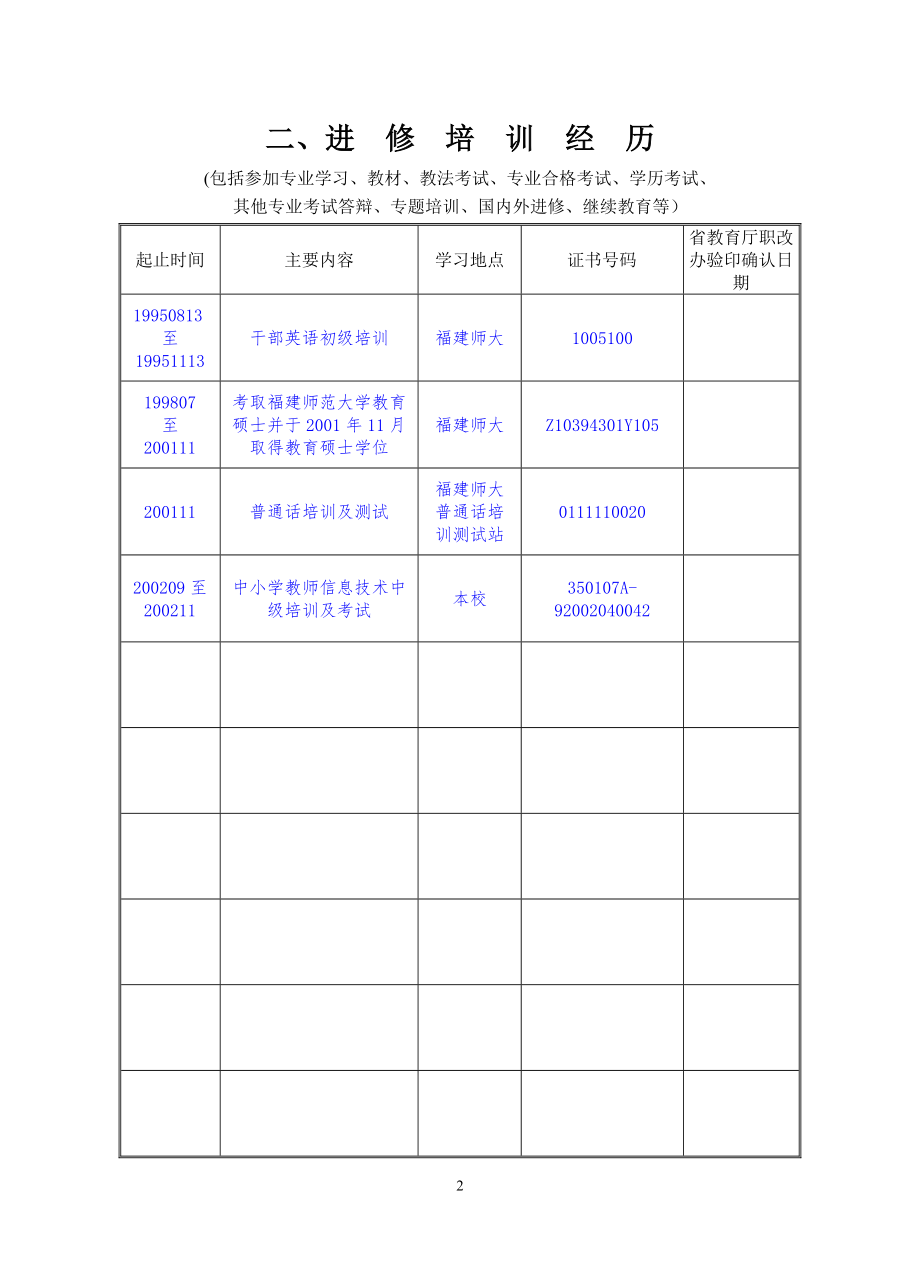 教师职务评审申报表(范例).doc_第2页