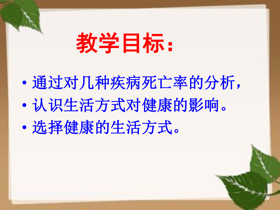 人教版八年级下册生物PPT课件：8.3.2-选择健康的生活方式课件.ppt_第2页