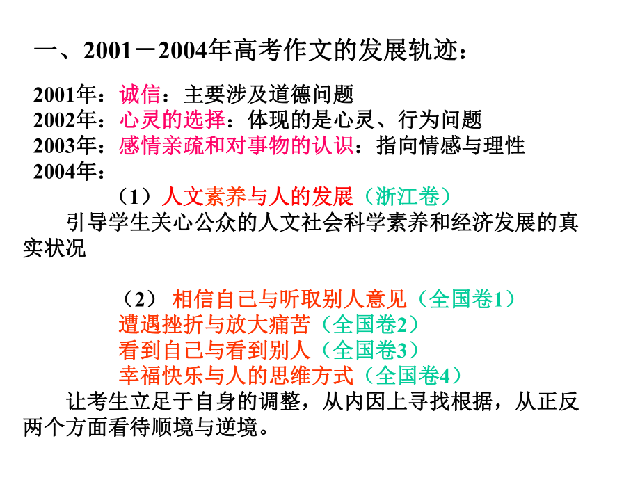 最新咬定青山不放松--高考作文回顾与作文展望PPT课件.ppt_第2页