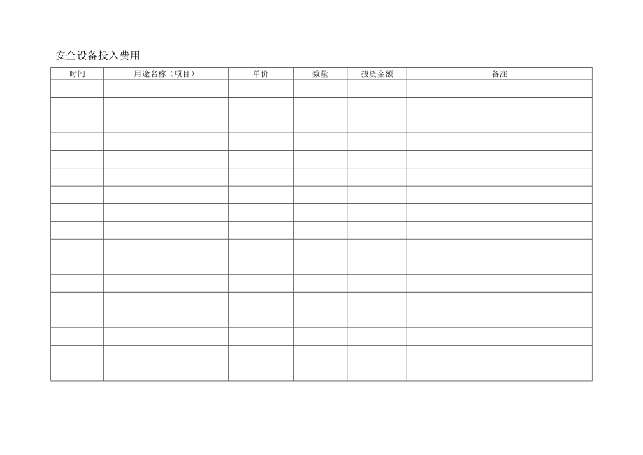 安全生产投入费用台账.doc_第2页